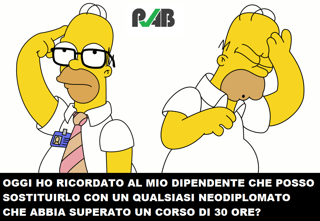 Dipendente Sostituito Con Qualsiasi Neodiplomato