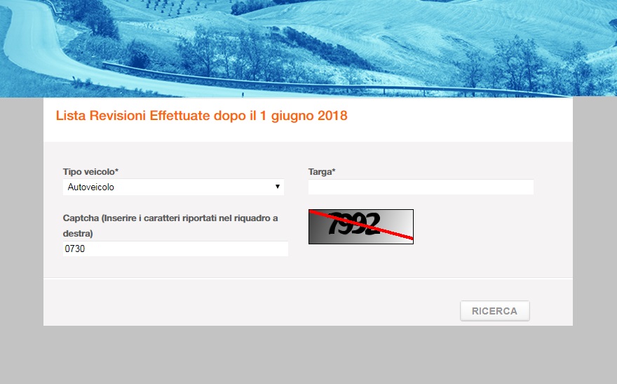 Storico Revisioni Servizio Nascosto Portale Dell'automobilista